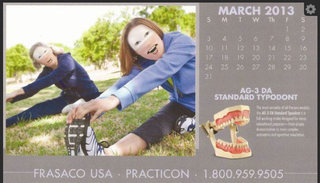 Illustration for article titled This Dental Practice Training Calendar Is the Creepiest Fucking Thing
